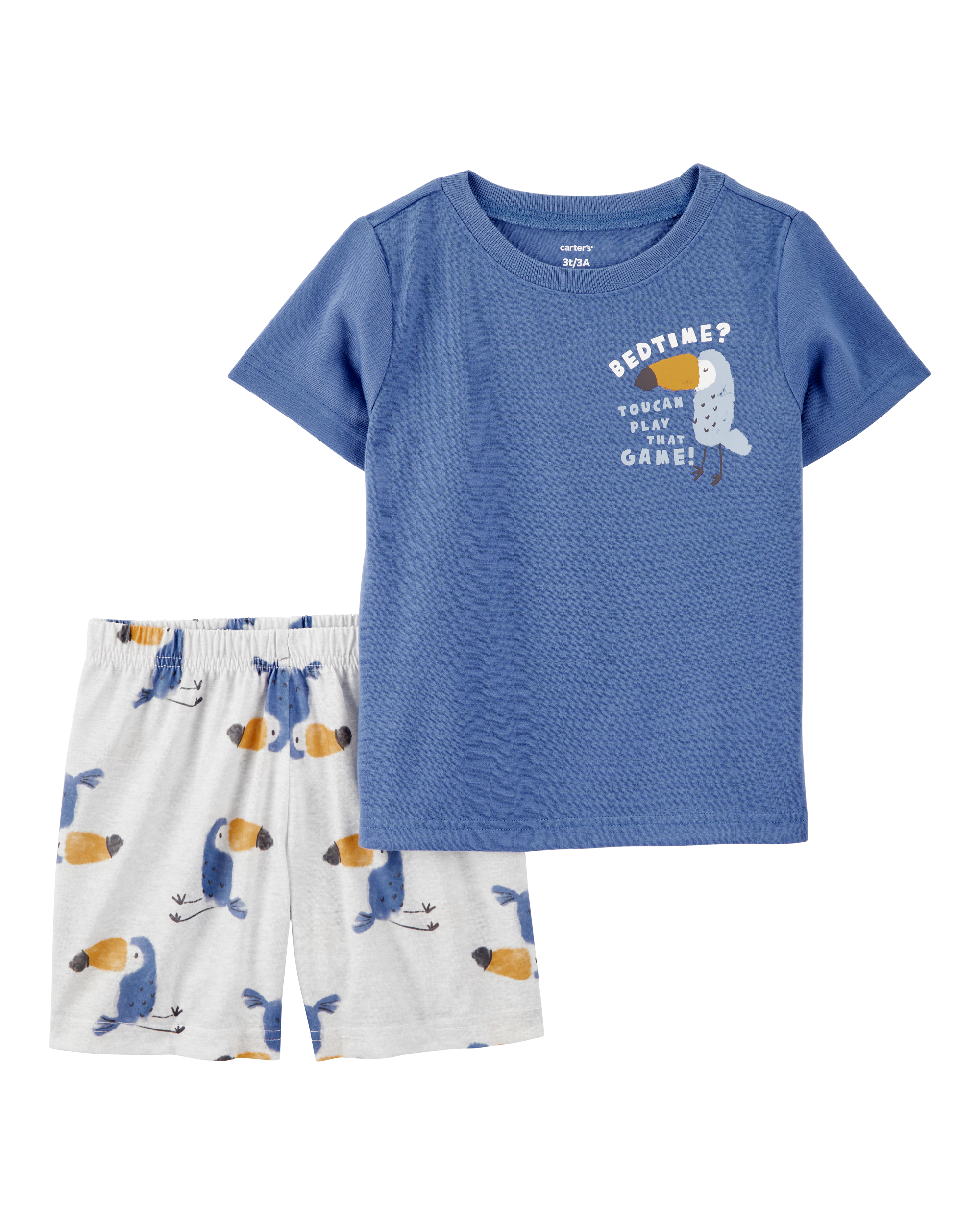 Toddler Bird Print Loose Fit 2-Piece Pajamas Carter's