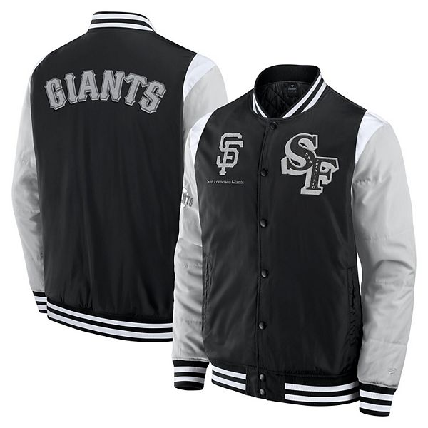 Men's Fanatics  Black San Francisco Giants Elements Elite Full-Snap Jacket Fanatics Brands - White Label