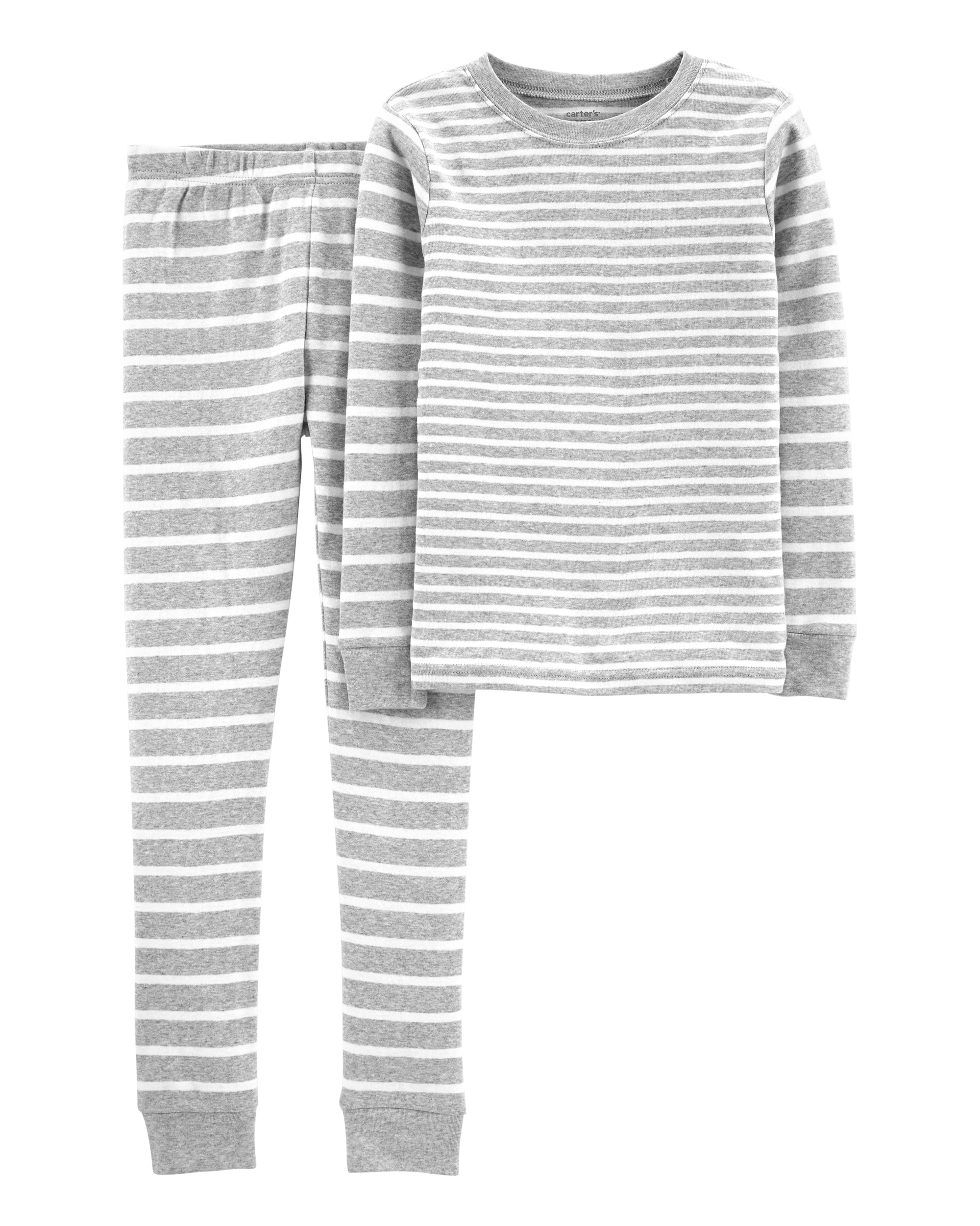 Kid 2-Piece Striped Snug Fit Cotton Pajamas Carter's