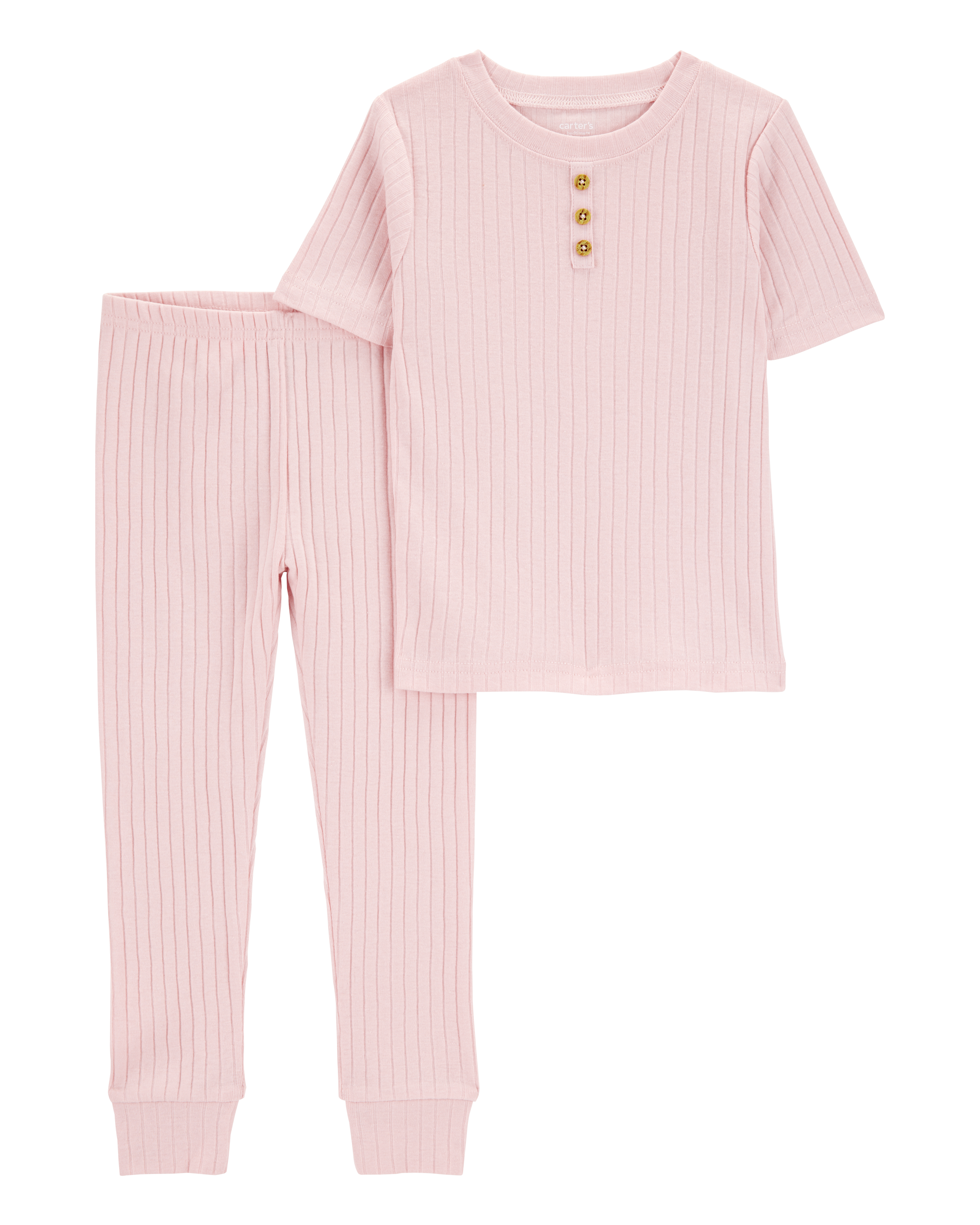 Toddler 2-Piece Ribbed Cotton Blend Pajamas Carter's