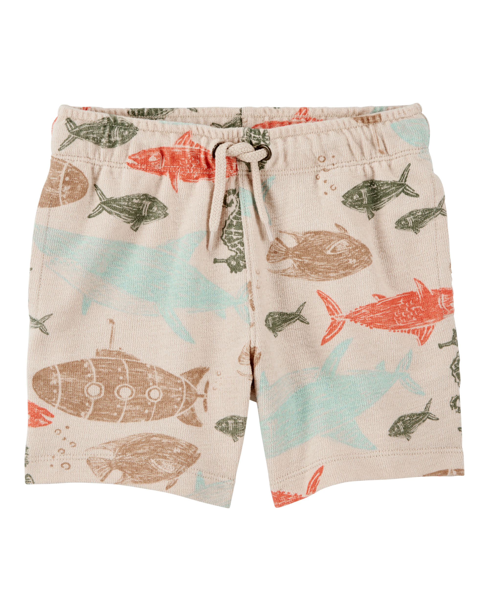 Baby Sea Print Pull-On Shorts Carter's