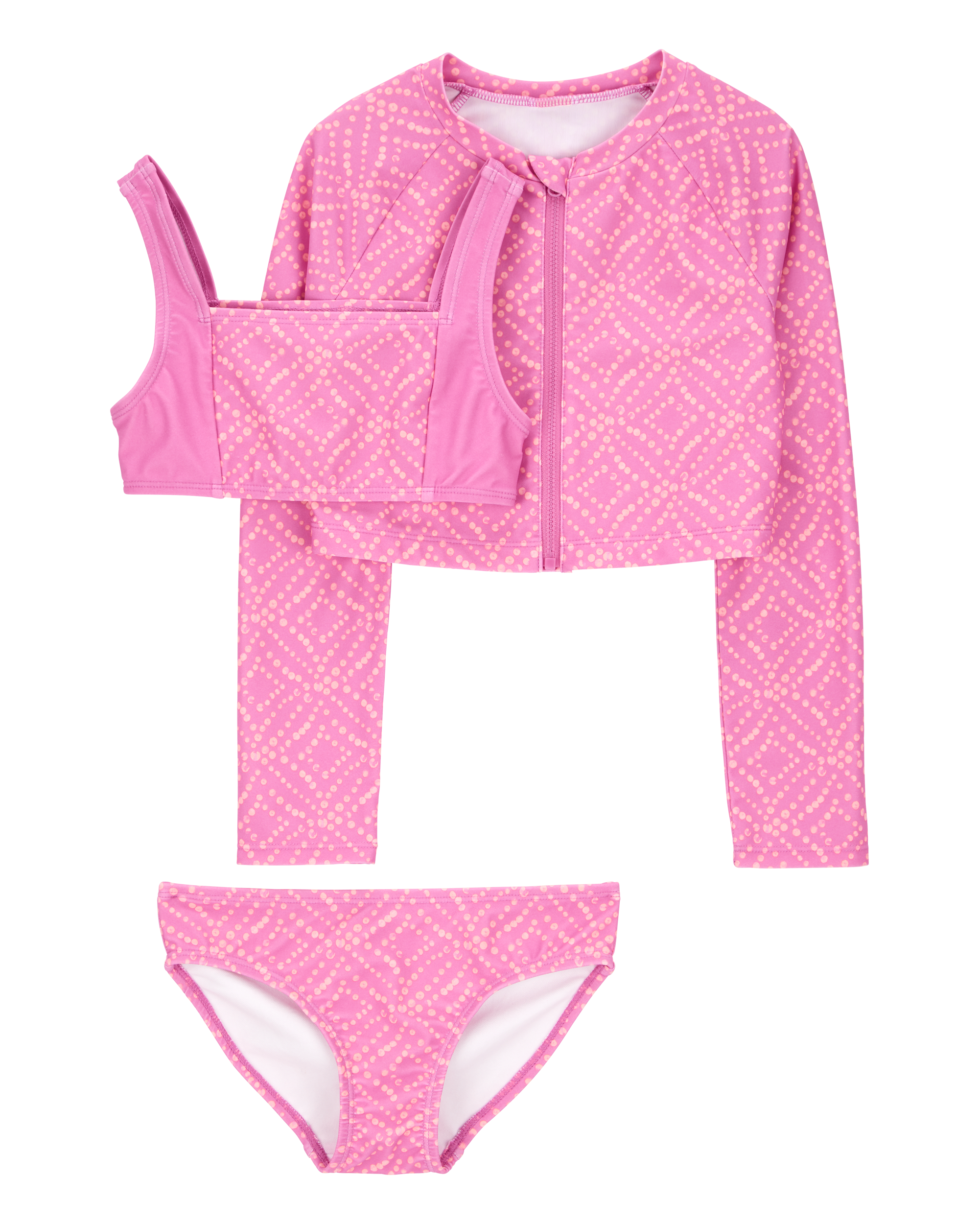 Kid 3-Piece Rashguard Swim Set Carter's