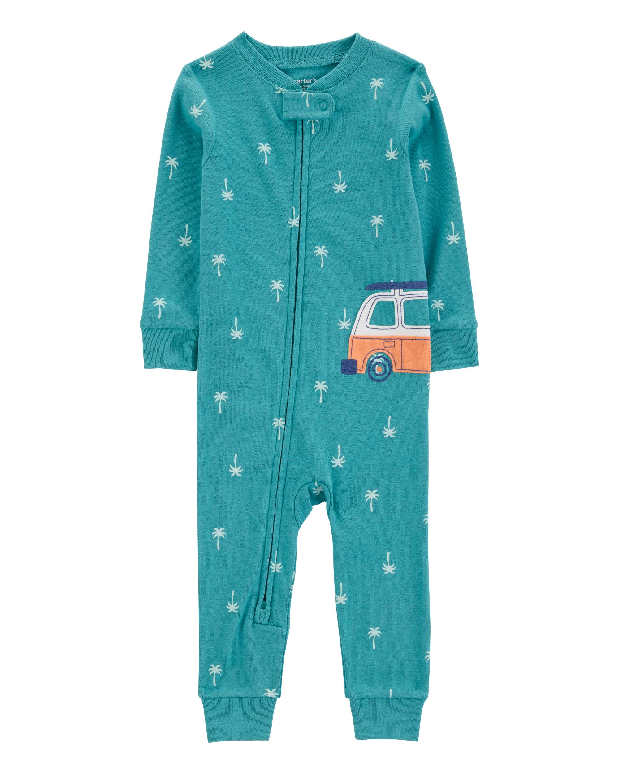 Baby Car Palm Tree 100% Snug Fit Cotton 1-Piece Pajamas Carter's