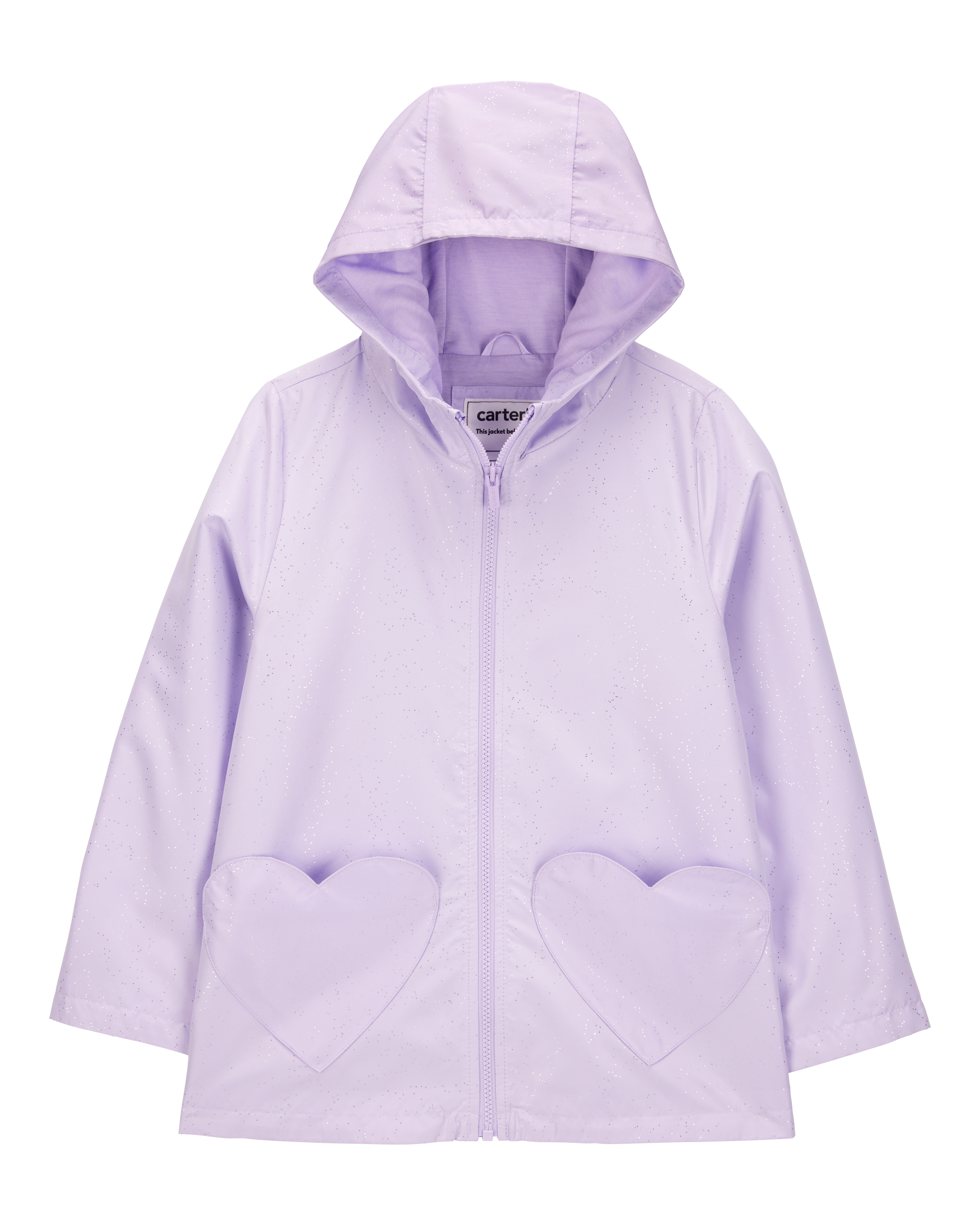 Kid Heart Pockets Rain Jacket Carter's