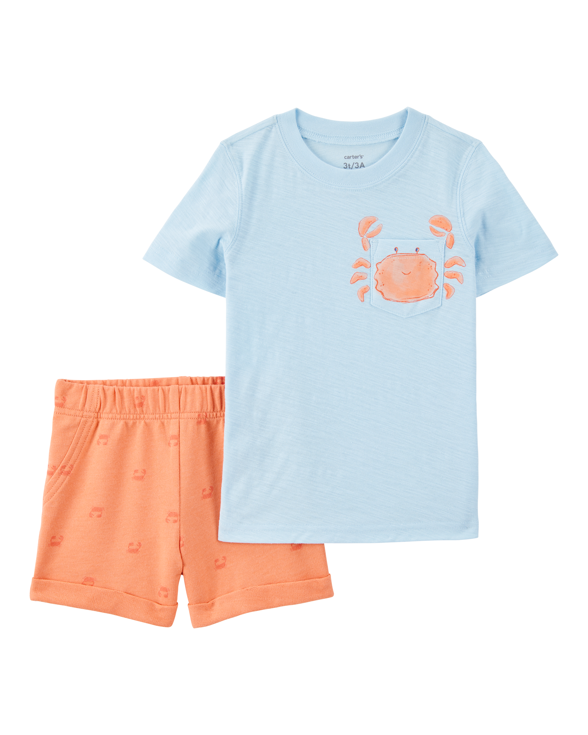 Toddler Crab 2-Piece Short Set Carter's