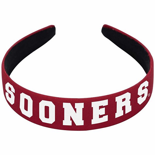 ZooZatz Crimson Oklahoma Sooners Hard Headband ZooZatz