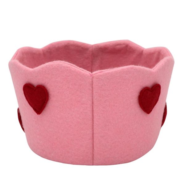 Celebrate Together™ Valentine's Day Felt Mini Heart Basket Table Decor Celebrate Together