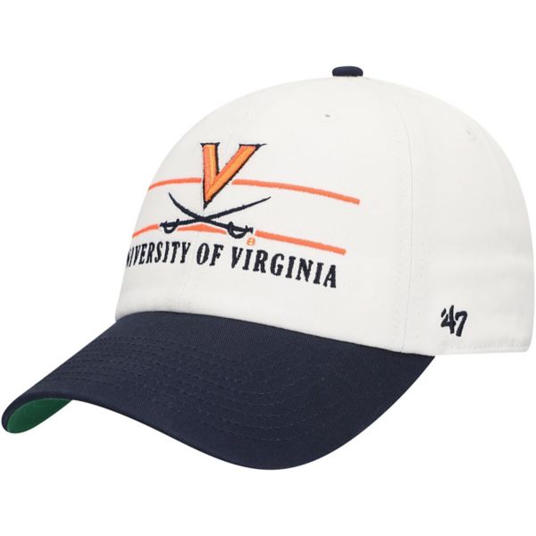 Men's '47 White Virginia Cavaliers Gridiron Clean Up Adjustable Hat 47 Brand