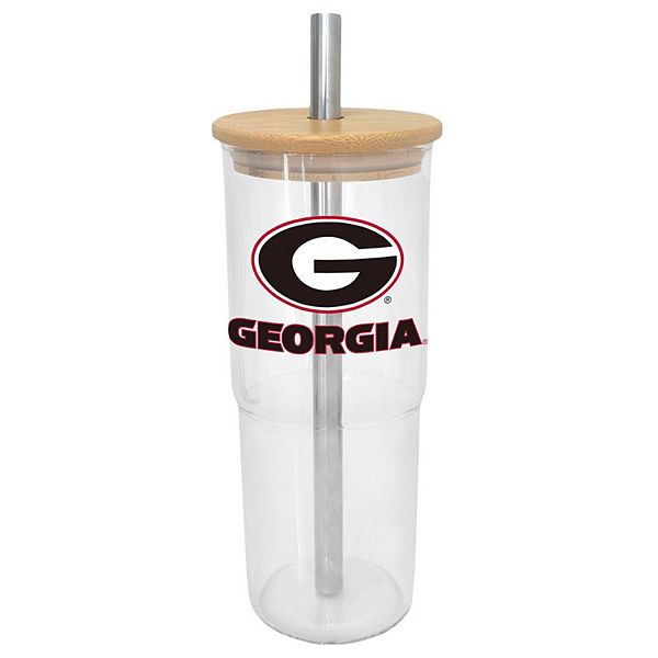 Georgia Bulldogs 24oz. Glass Tumbler Logo Brand