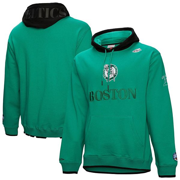 Men's Mitchell & Ness  Kelly Green Boston Celtics Hardwood Classics Team OG 3.0 Pullover Hoodie Mitchell & Ness