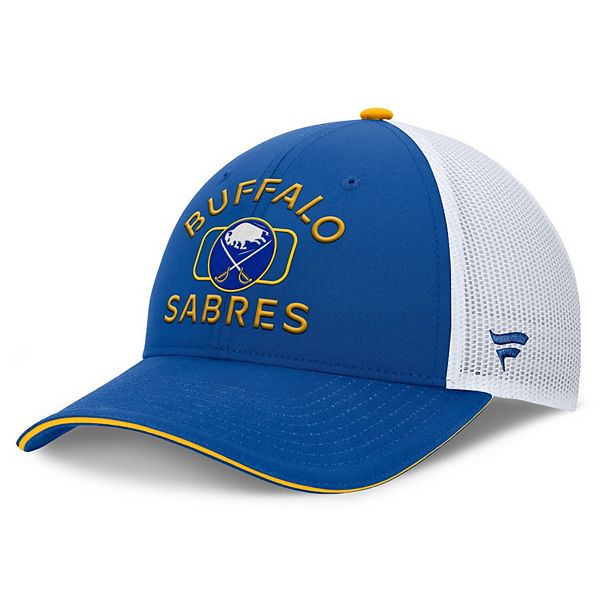 Men's Fanatics Royal/White Buffalo Sabres Authentic Pro Rink Trucker Hat Fanatics Brands - White Label