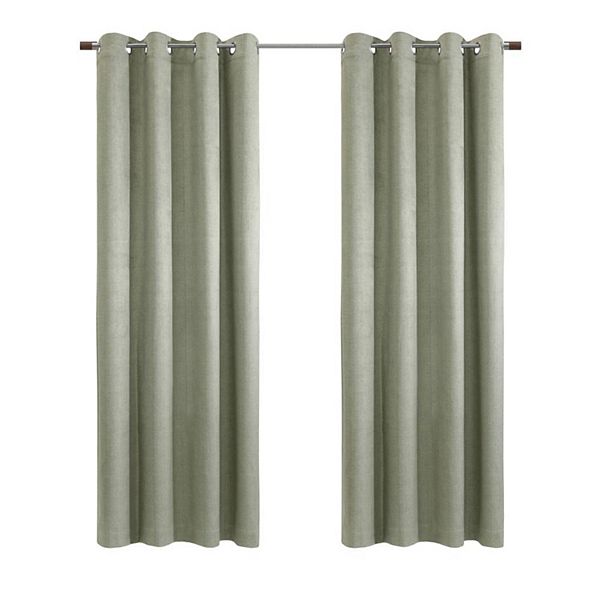 Paris 100% Blackout Window Treatment Grommet Curtain Panel For Bedroom Livingroom Thermaplus