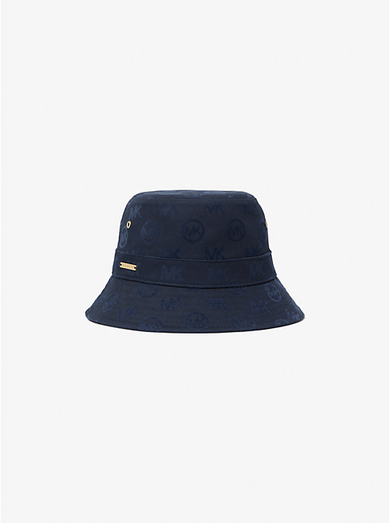 Logo Embossed Stretch Cotton Bucket Hat Michael Kors