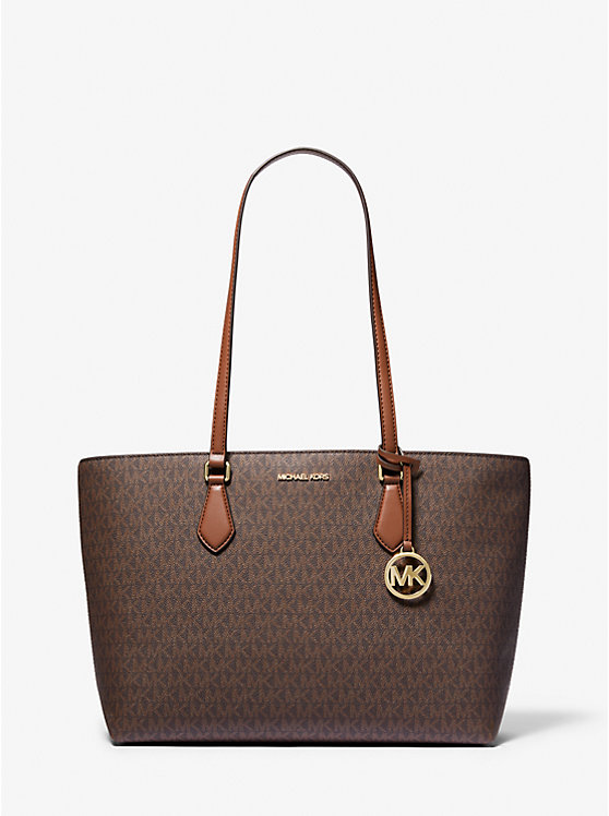 Sheila Large Signature Logo Tote Bag Michael Kors