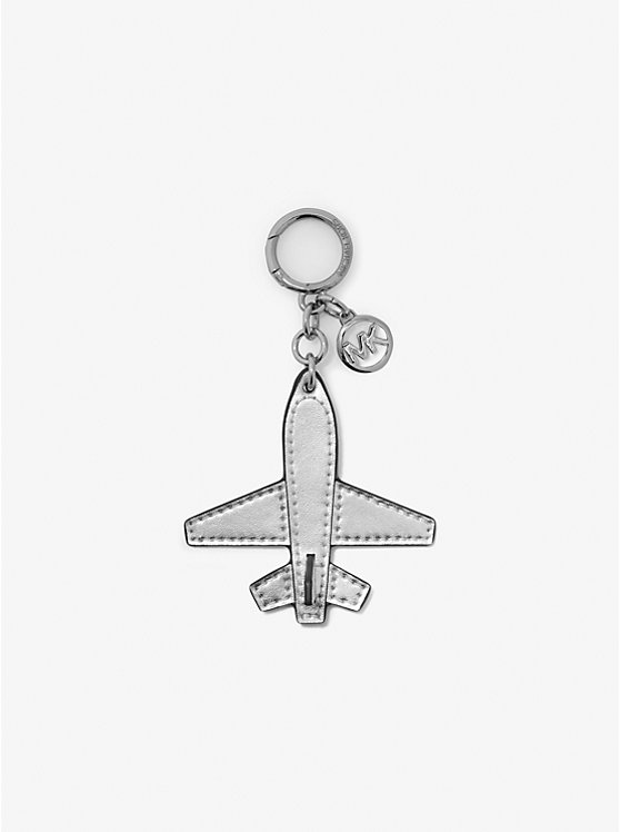 Airplane Metallic Keychain Michael Kors