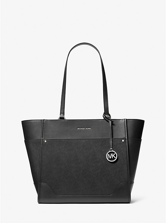 Harrison Large Leather Tote Bag Michael Kors