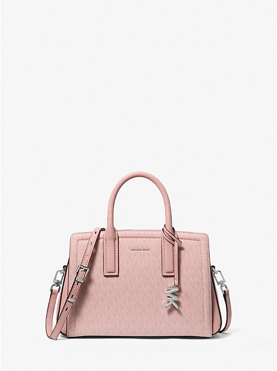 Laila Small Signature Logo Satchel Michael Kors