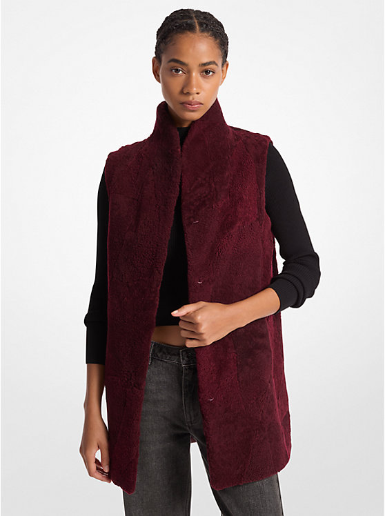 Shearling Vest Michael Kors