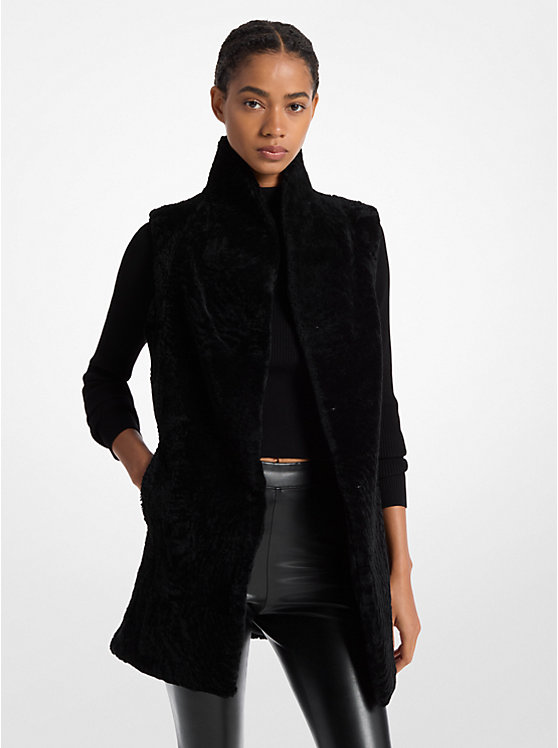 Shearling Vest Michael Kors