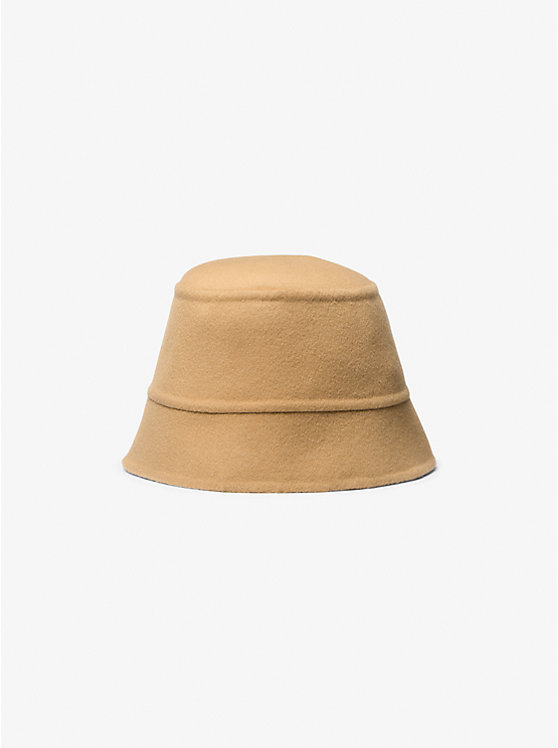 Wool Melton Bucket Hat Michael Kors Collection