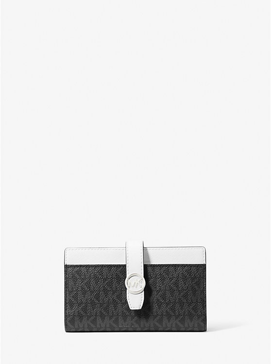 Greenwich Medium Signature Logo Wallet Michael Kors