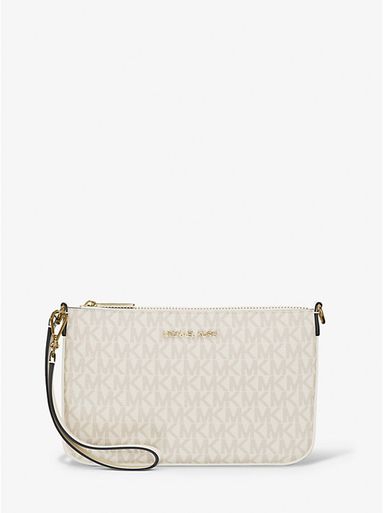 Jet Set Small Signature Logo Convertible Wristlet Michael Kors