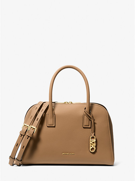 Ashton Medium Pebbled Leather Satchel Michael Kors