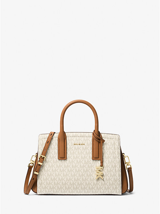 Laila Small Signature Logo Satchel Michael Kors