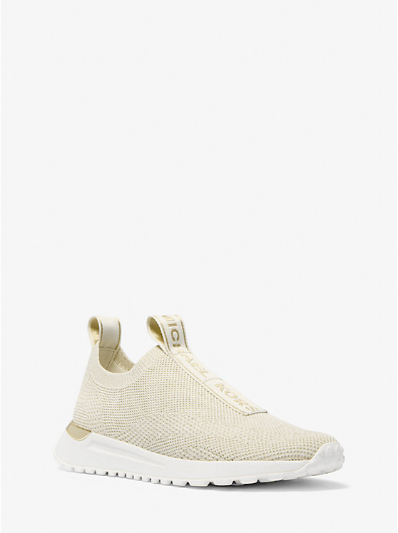 Bodie Metallic Knit Slip-On Sneaker Michael Kors