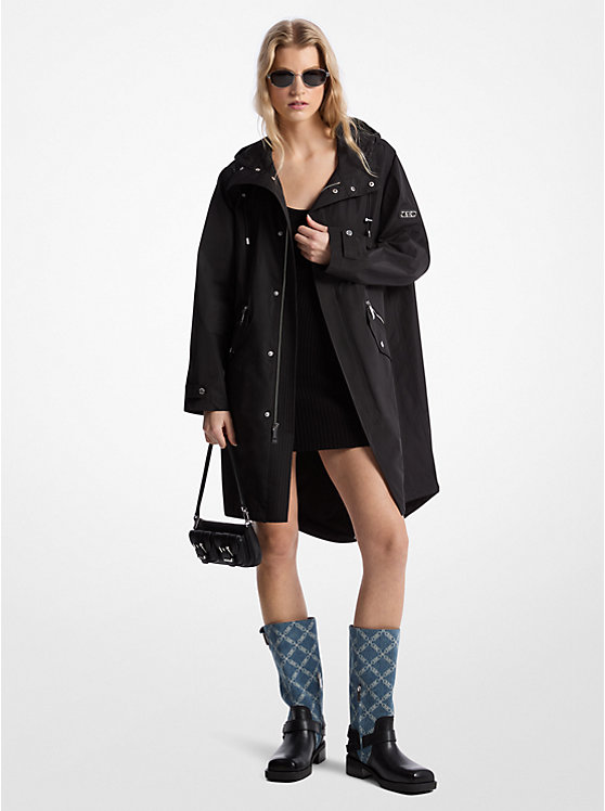 Oversized Woven Parka Michael Kors