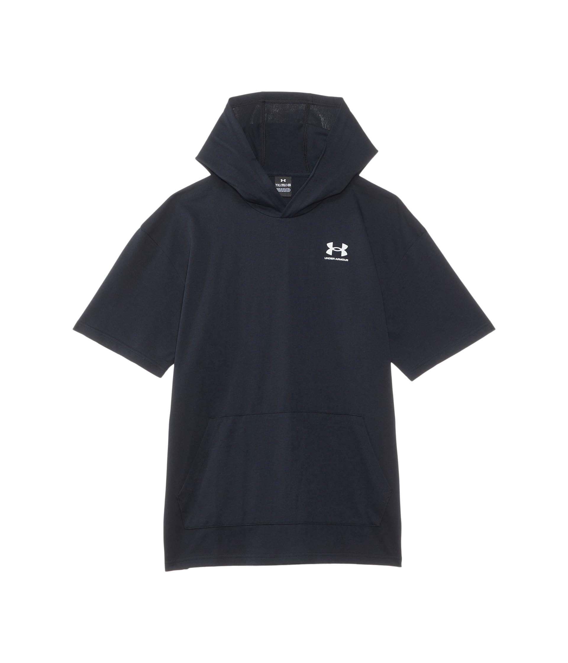 Rival Tee Short Sleeve Hoodie (Big Kid) Under Armour Kids