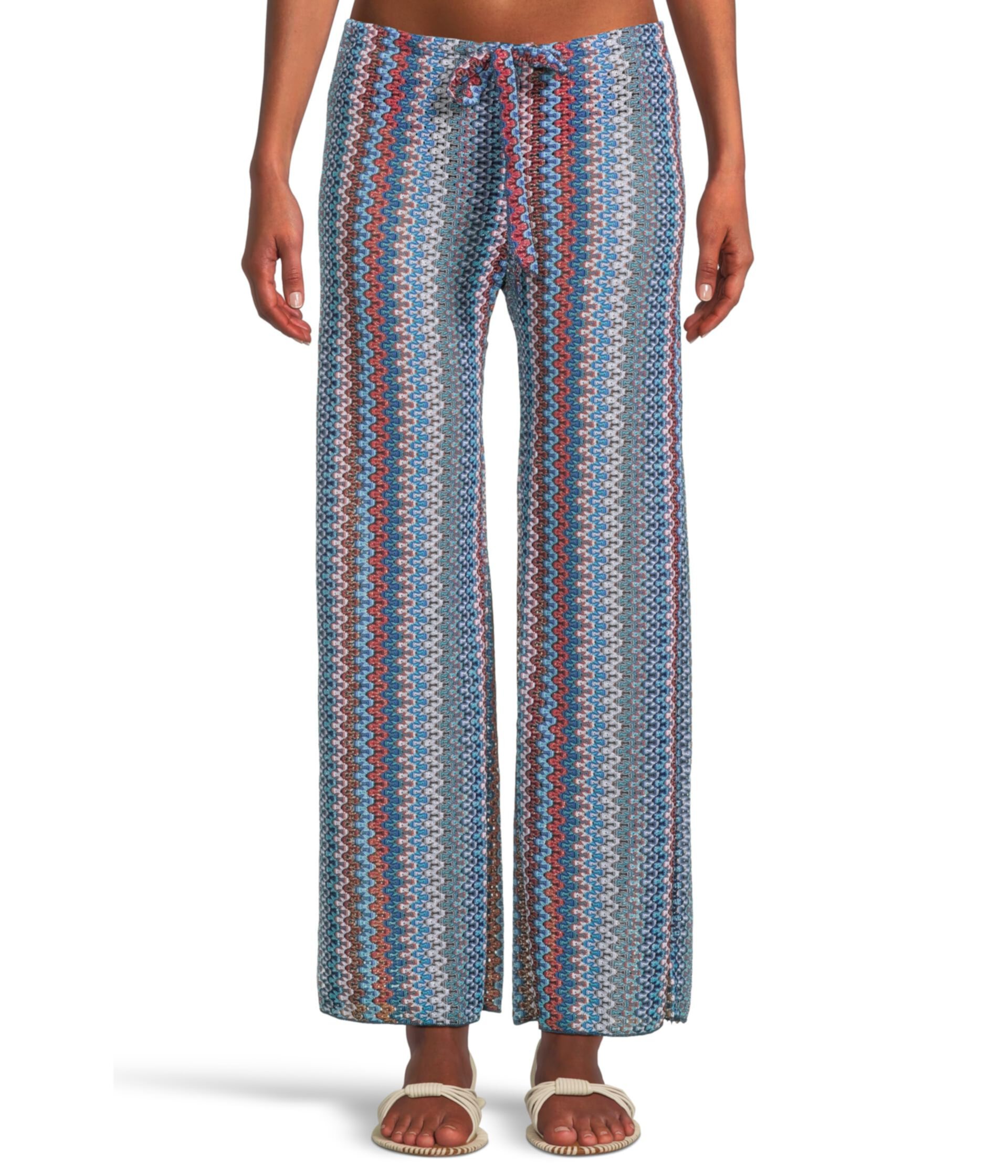 Waterway Crochet Split Leg Pant Cover-Up Becca