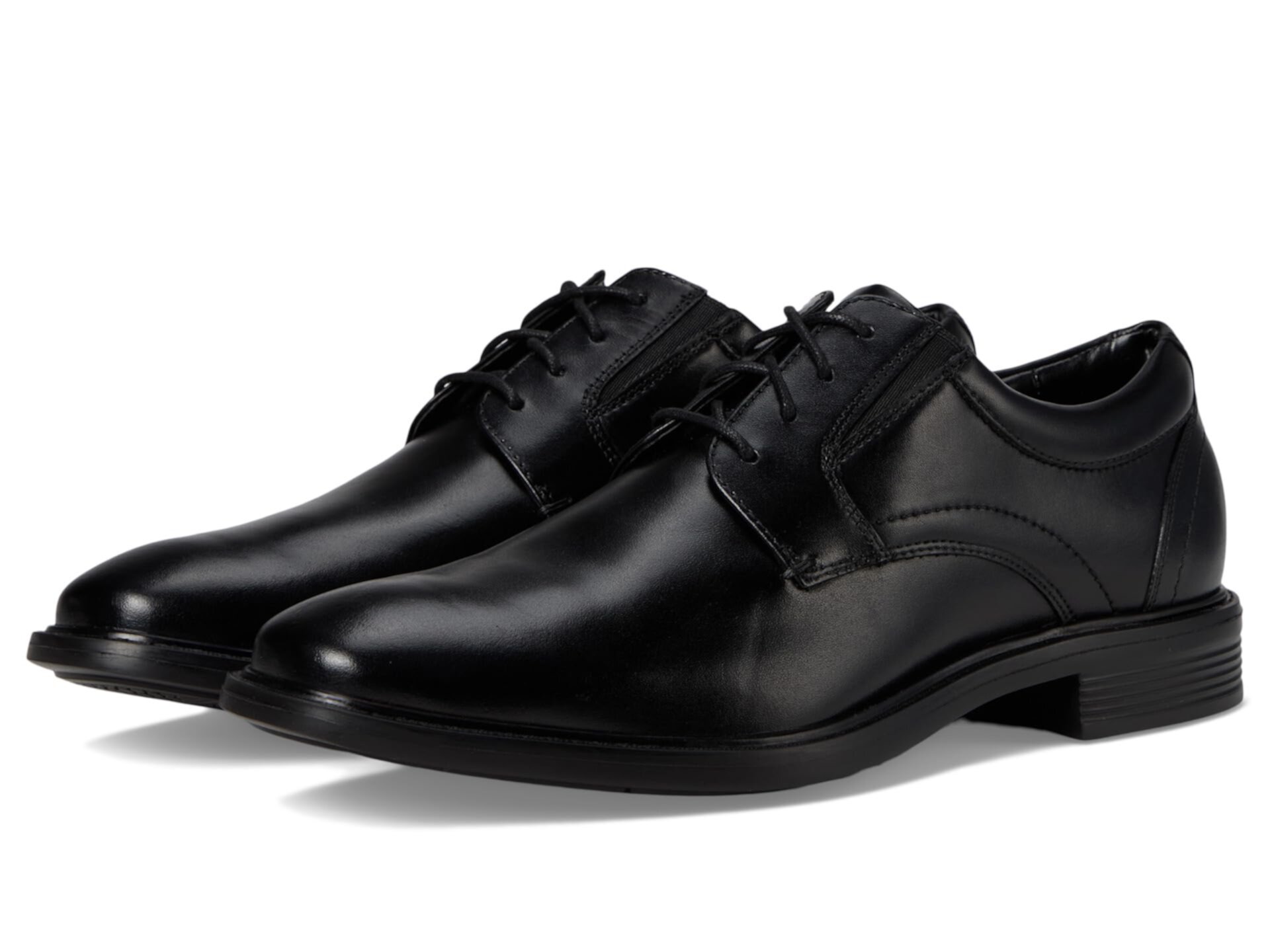 Stark Plain Toe Oxford Leather Business Formal Derby Dress Casual Lace-Up Nunn Bush