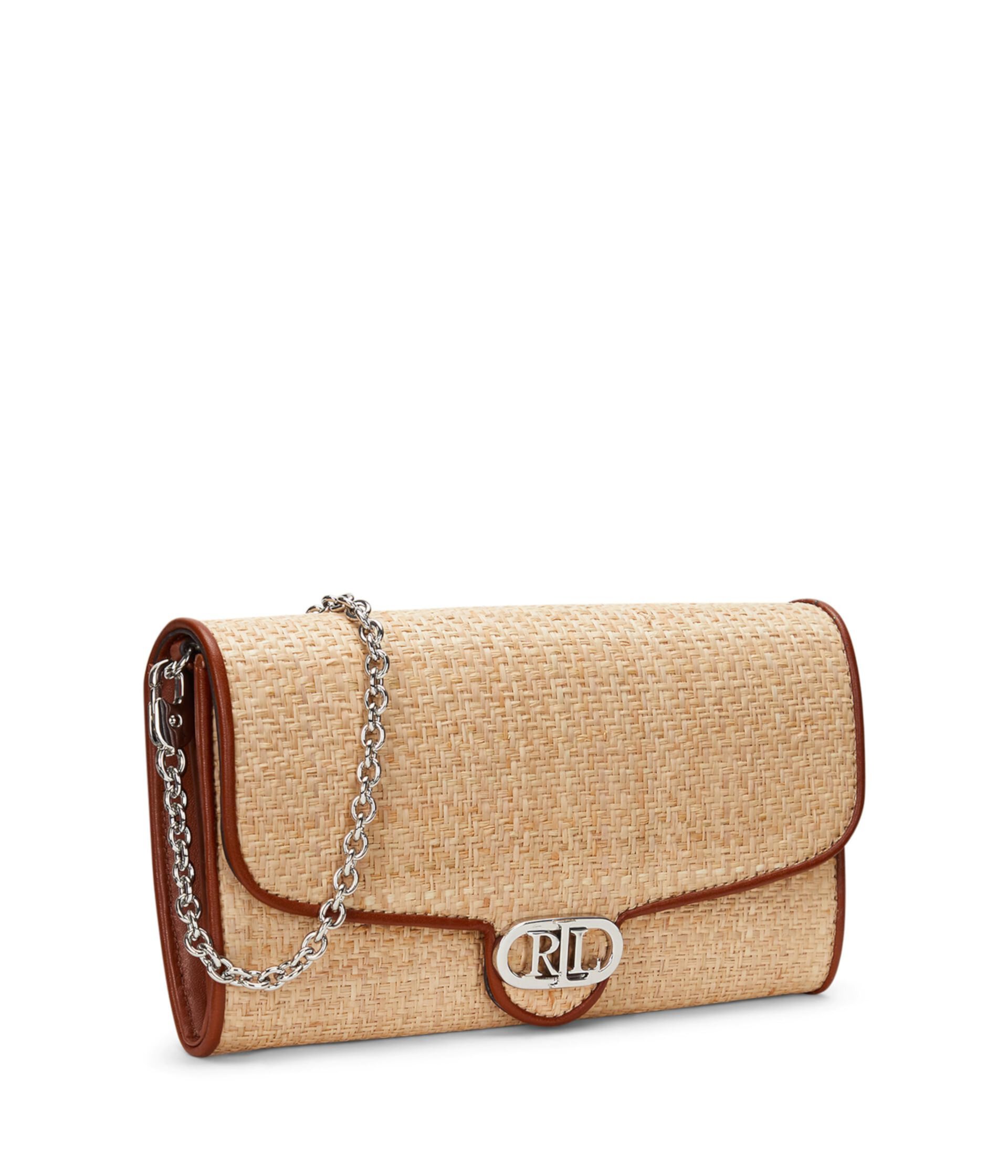 Raffia Medium Adair Crossbody LAUREN Ralph Lauren