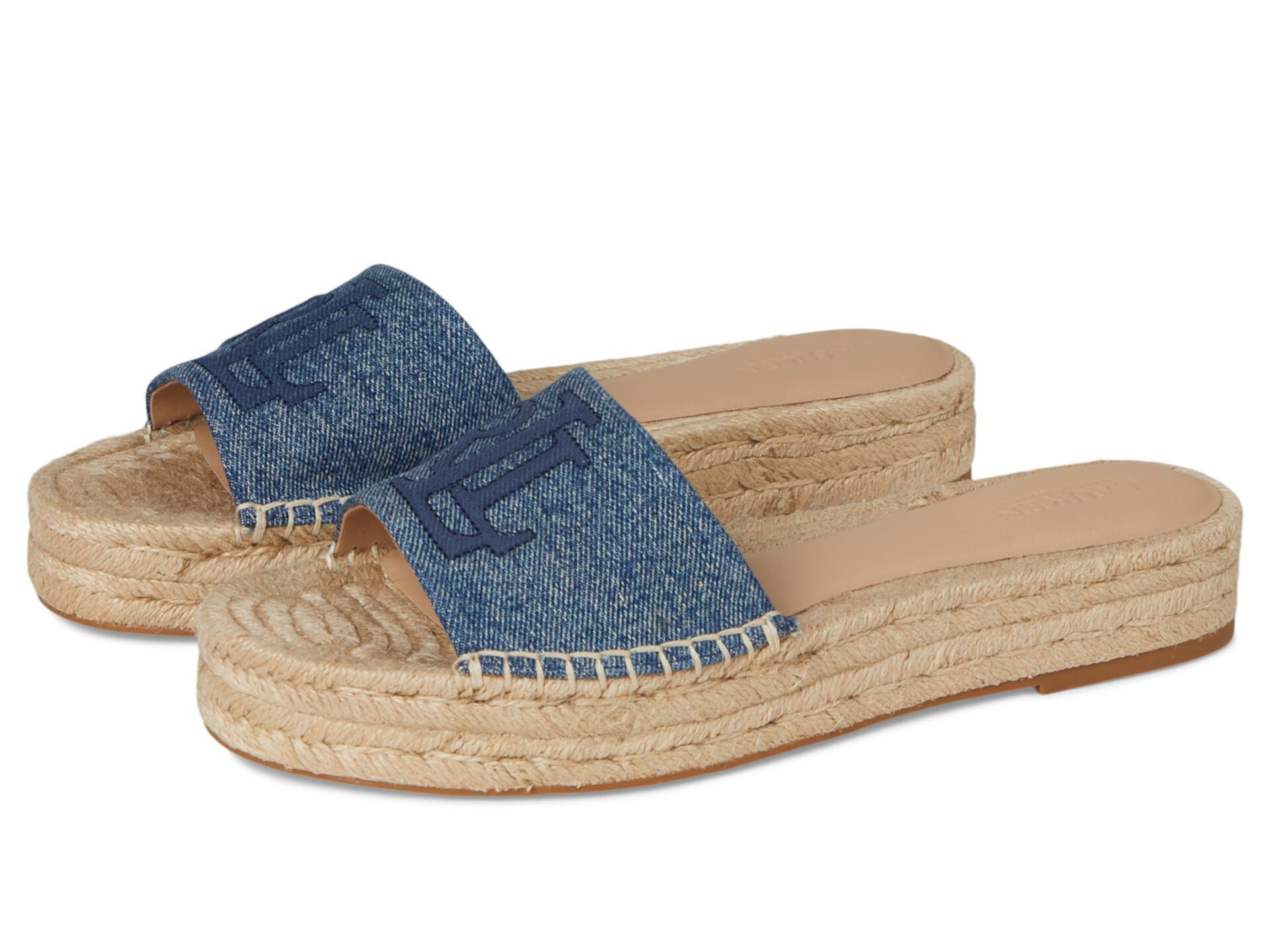 Polly Washed Denim Espadrille LAUREN Ralph Lauren