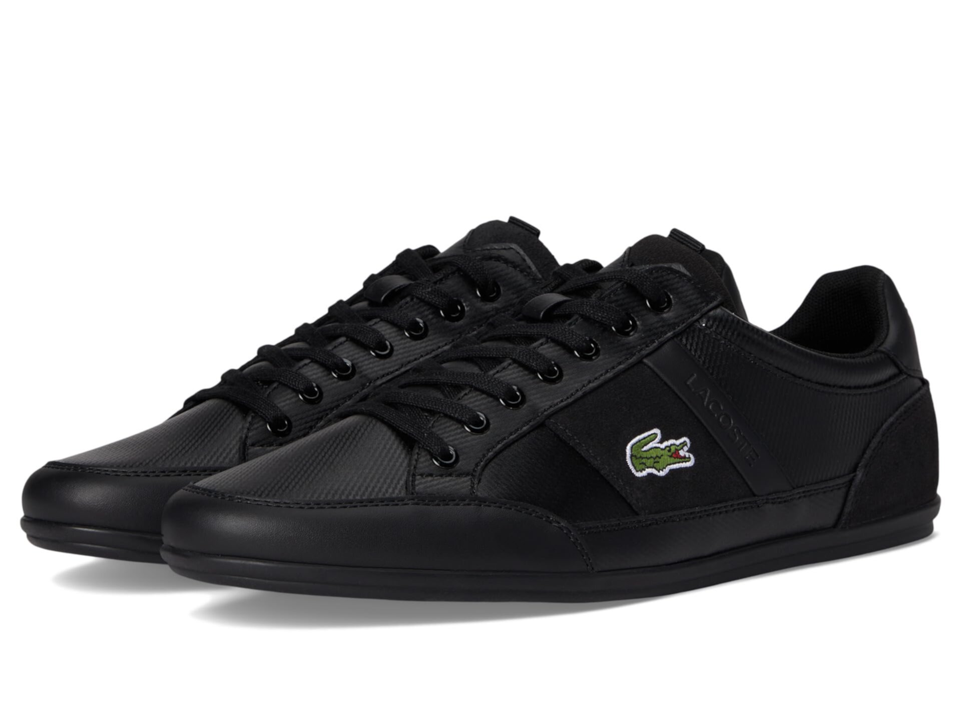 Chaymon Bl Leather And Synthetic Tonal Trainers Lacoste