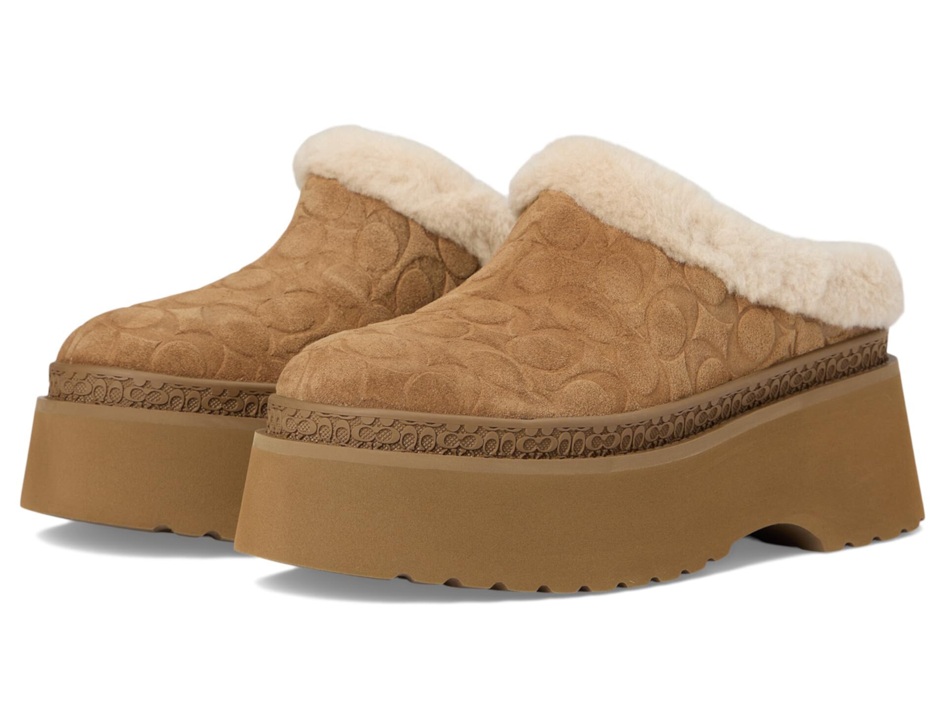 Cecelia Clog In Signature Suede Coach