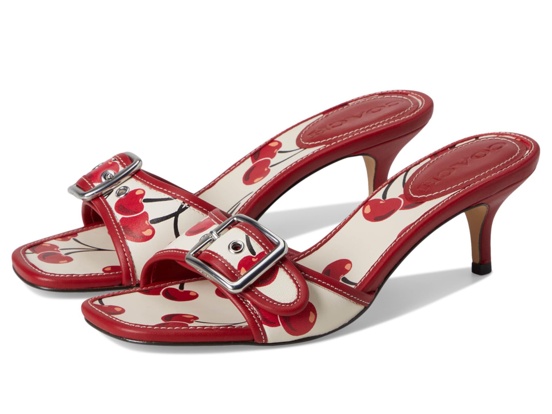 Margot Sandals With Cherry Print Coach