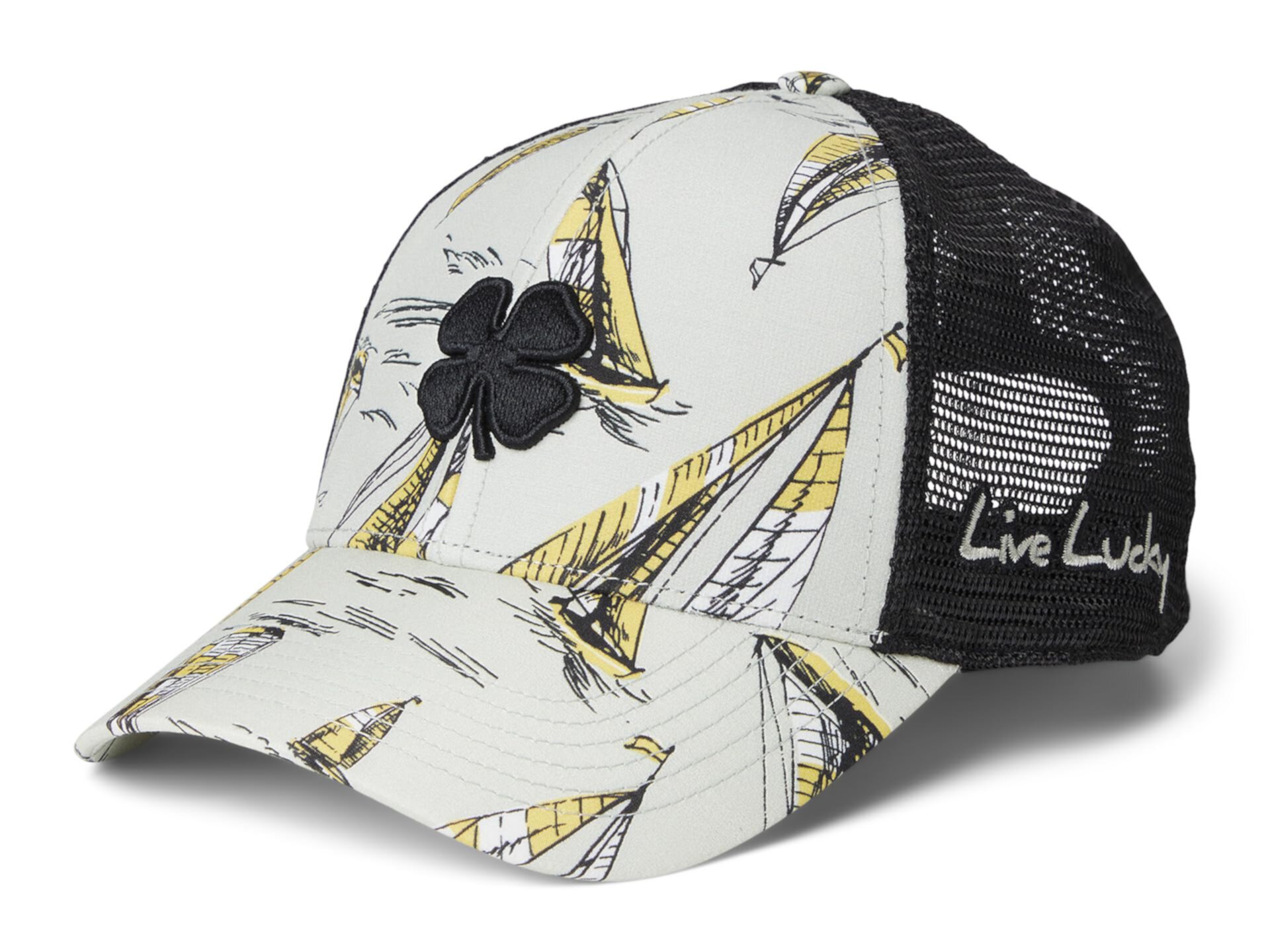 Island Luck 28 Adjustable Hat Black Clover