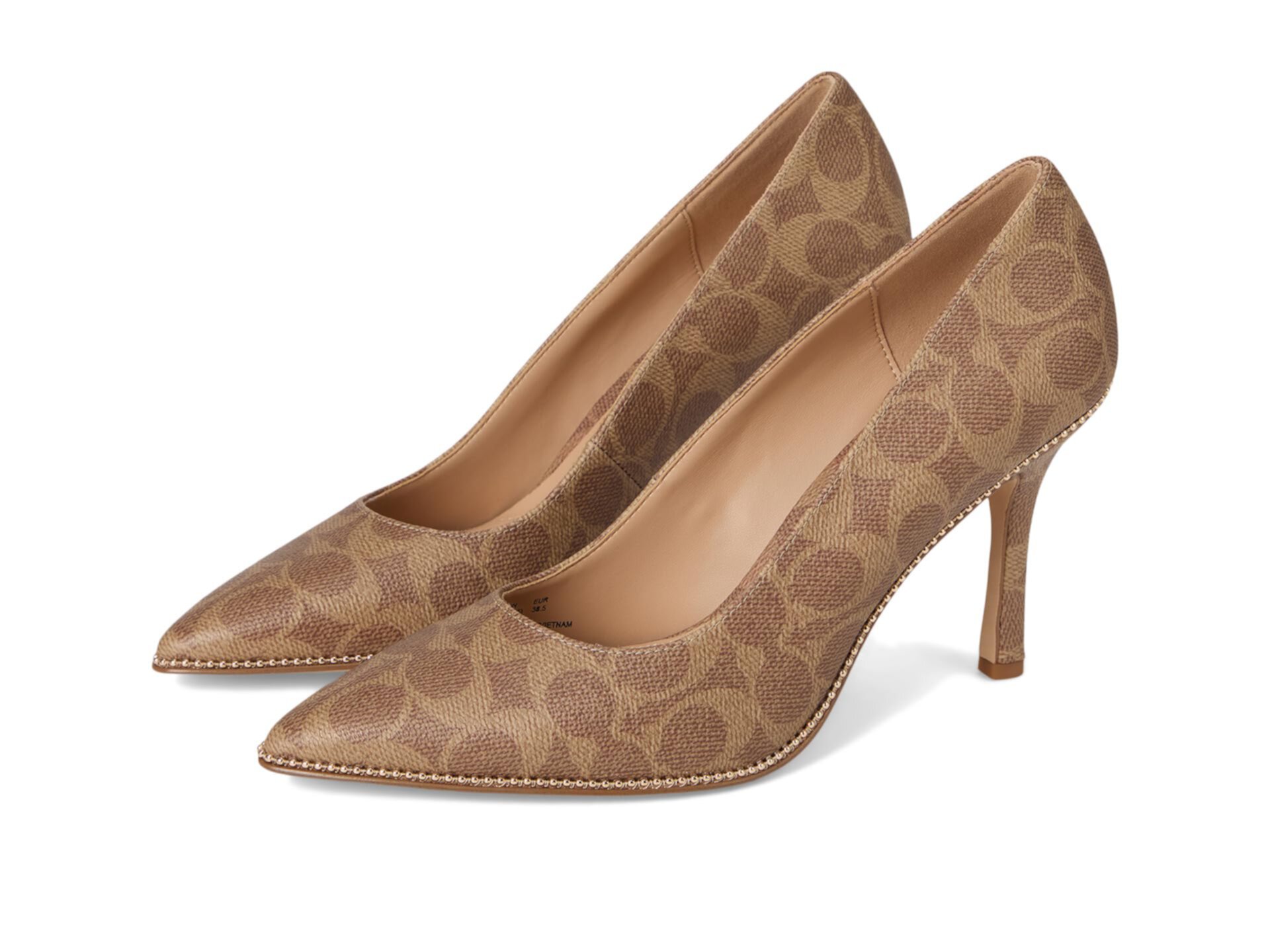 Samantha Signature Coated Canvas Pumps Coach