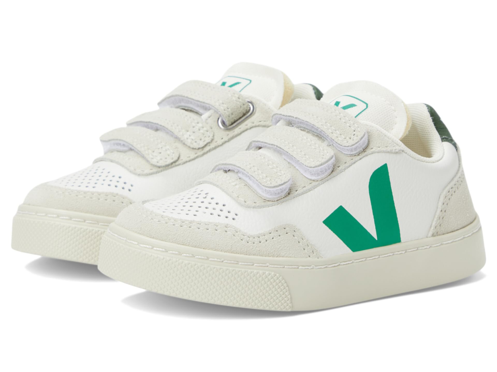 Small V-90 Origanically Traced Leather (Toddler) Veja