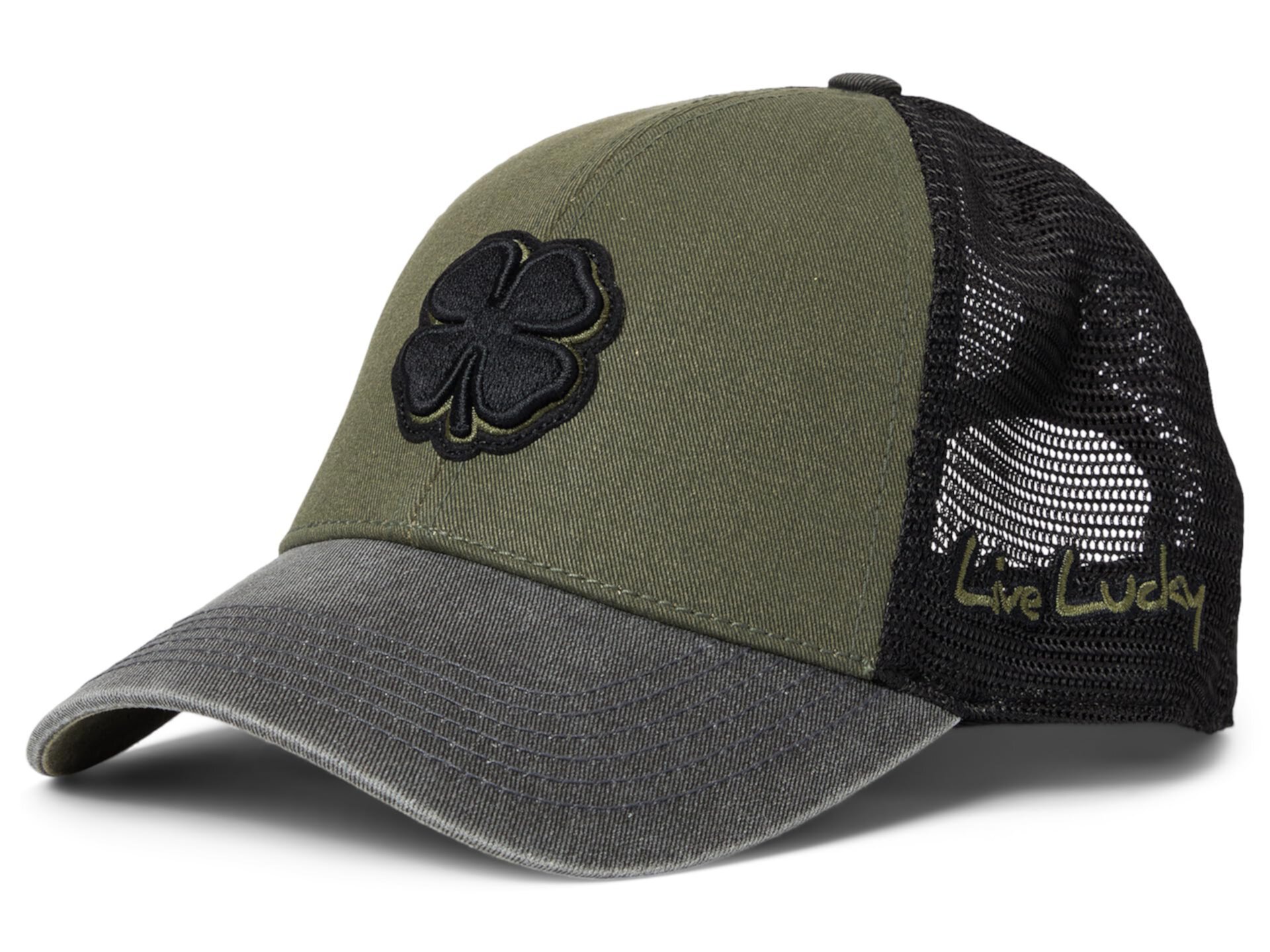 Two Tone Vintage 32 Adjustable Hat Black Clover