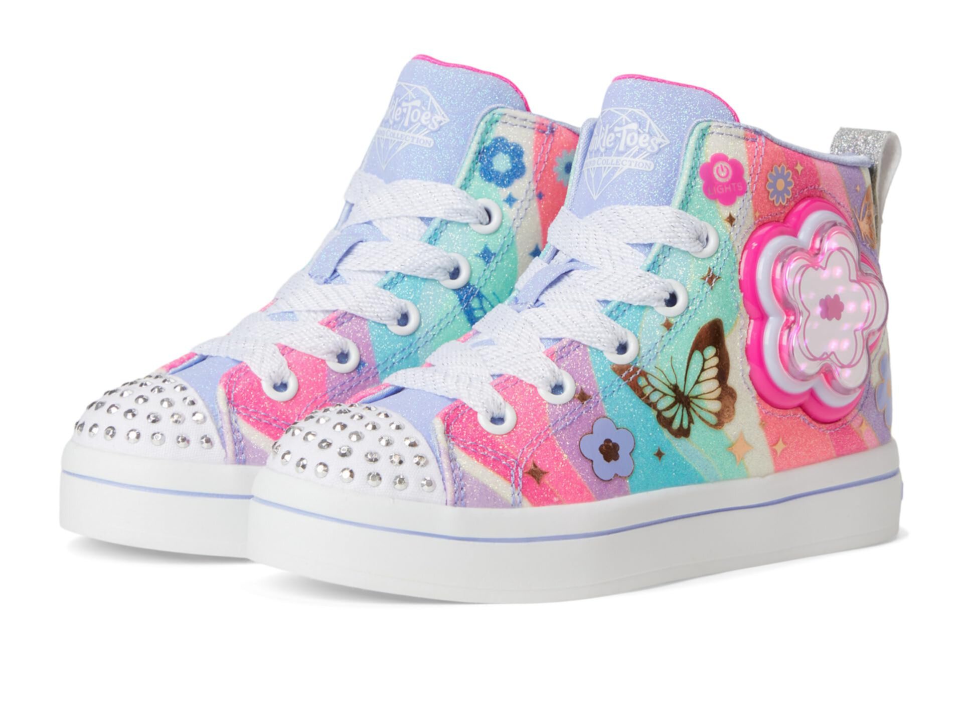 Twi-Lites 2.0 - Flower Burst 314384L (Little Kid) Skechers Kids