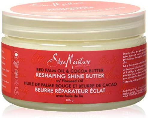 Shea Moisture Red Palm Oil & Cocoa Butter Shine Butter, 3.75 Pound SheaMoisture