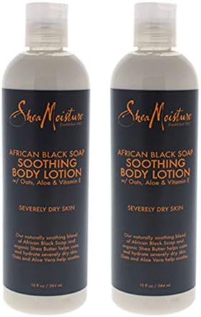 Shea MST Bdy Ltn Afrcn Bl Size 13z Shea Moisture African Black Soap Body Lotion 13z SheaMoisture