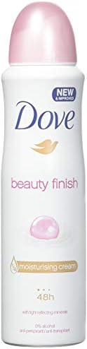 Dove Deodorant & Anti-Perspirant, 150Ml=5.07Oz / Each (Pack of 6), 0% Alcohol, 24-48 Hr Protection (Beauty Finish) Dove