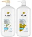 Dove Shampoo and Conditioner Set, Coconut & Hydration, Family Size – Moisturizing Hair Products for Dry Hair, Coconut Water & Sweet Lime Scent, 31 Oz Ea Dove