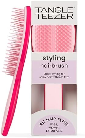 Tangle Teezer The Ultimate Styler Hair Styling Brush for Dry Styling, Maintains, Blends & Adds Volume, Texture & Shine, Jet Black Tangle Teezer