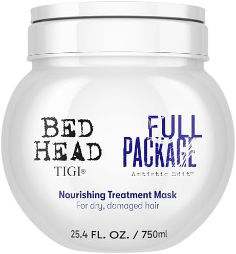 TIGI Bed Head Artistic Edit Full Package Nourishing Treatment Mask For Dry, Damaged Hair With Keratin and Shea Butter, 26.36 fl oz, Case of 6 Tigi