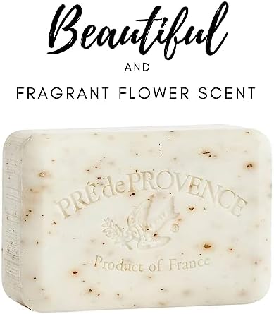 Pre de Provence Shea Butter Enriched Artisanal Soap, White Gardenia, 250 g each (Pack of 6) Pré de Provence